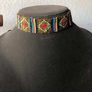 Beaded choker